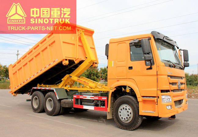 Howo 6x4 Hook Arm Garbage Truck