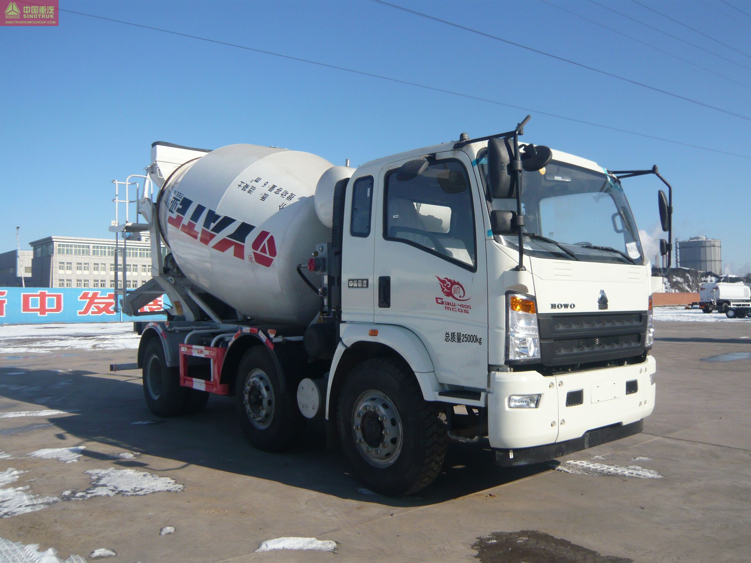 HOWO Light Duty Truck Series ZZ5257GJBH27CCE1 Concrete transit mixer