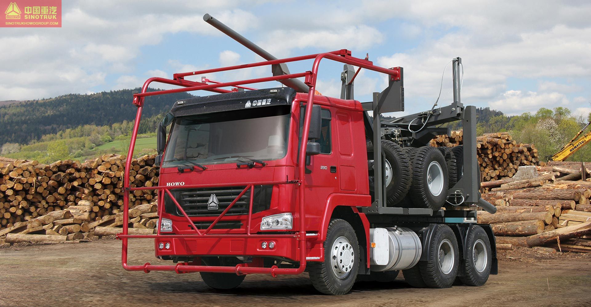 Log Transport Truck