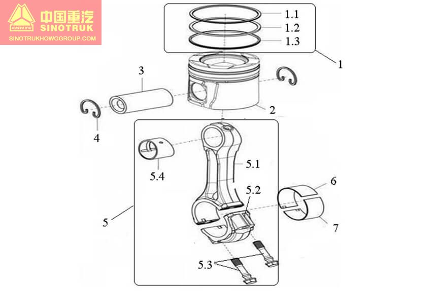 Connecting Rod and Piston