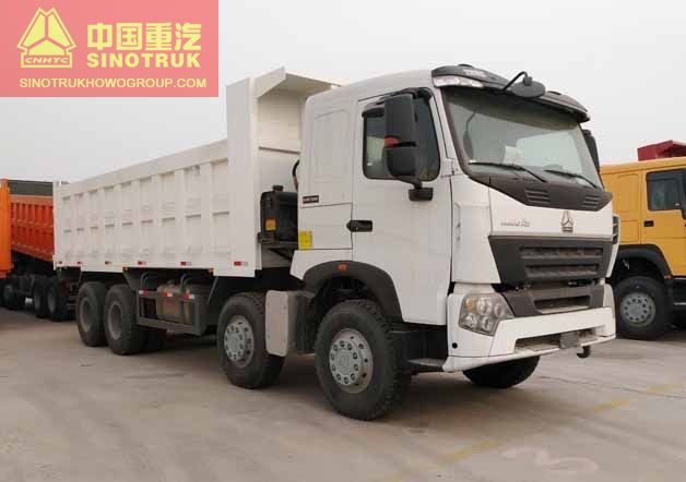 product name 371hp HOWO A7 8X4 DUMP TRUCK