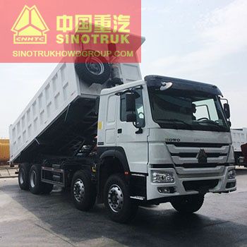 371hp Sinotruk 8x4 40 Ton Howo Tipper Truck 12 Wheeler