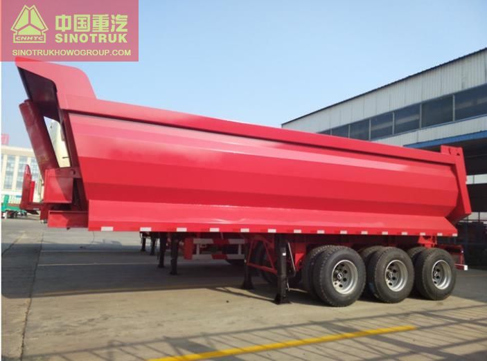 60tons 3 axles tipper semi-trailer